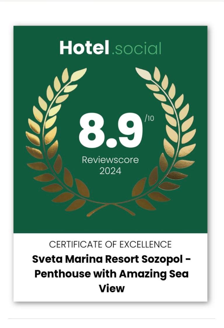 Santa Marina Resort Sozopol - Penthouse With Amazing Sea View Luaran gambar